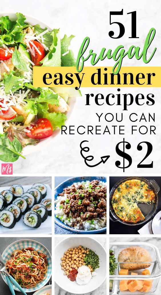 Inexpensive Healthy Dinner Recipes