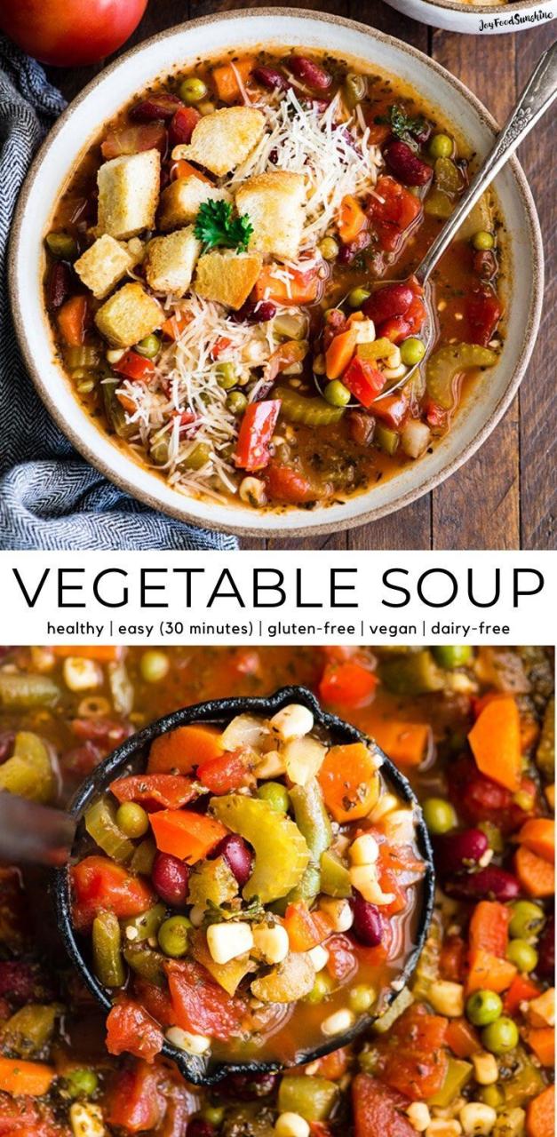 Healthy Vegetarian Soups Recipes