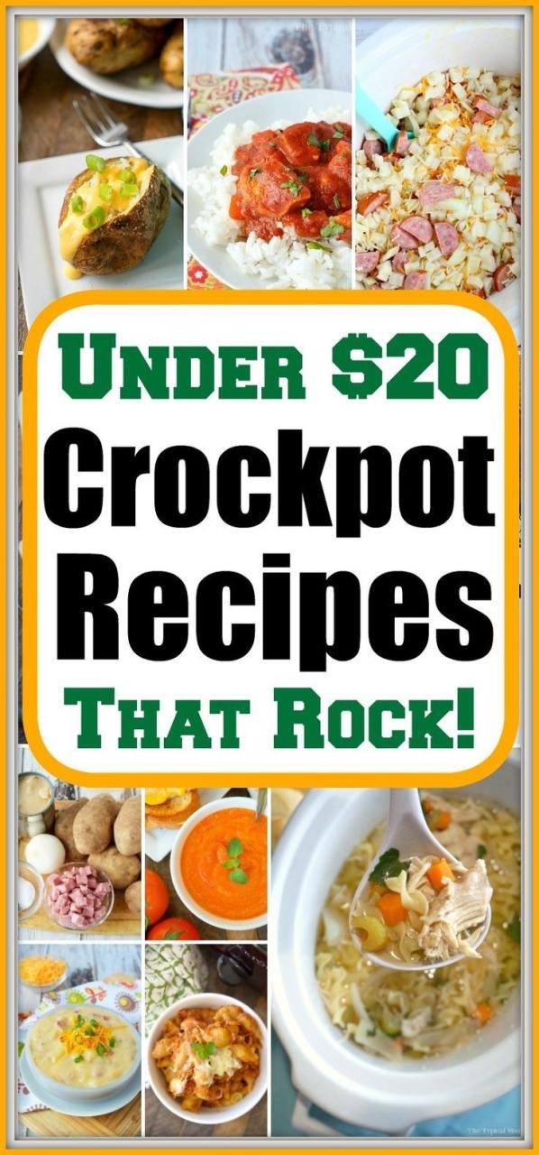 Affordable Crock Pot Meals