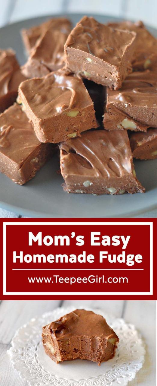 Homemade Fudge Recipe