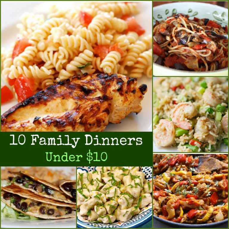 Affordable Dinners For Families
