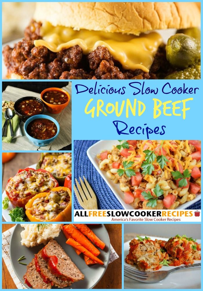Healthy Slow Cooker Recipes With Ground Beef