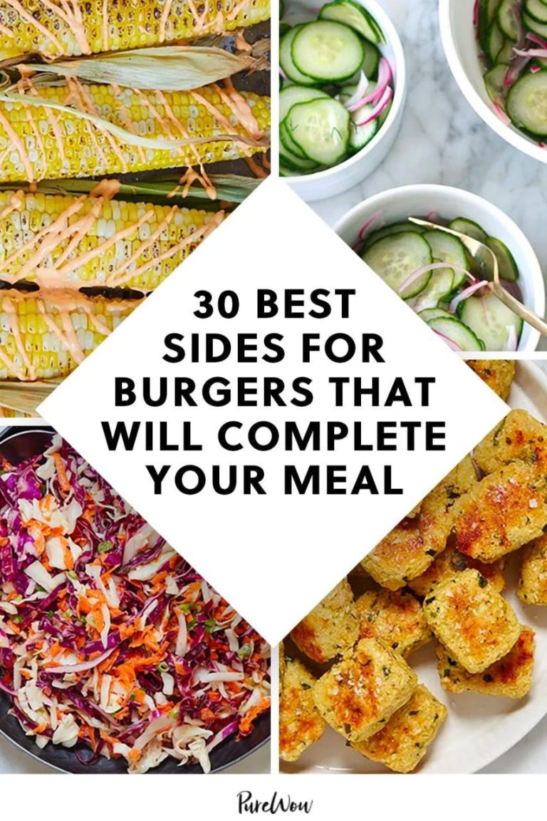 Healthy Side Dishes For Burger