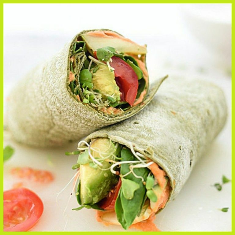 Healthy Wraps For Lunch Veggie