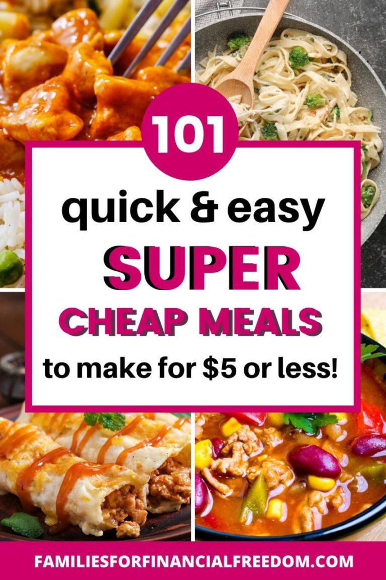 Quick Inexpensive Meals For Four