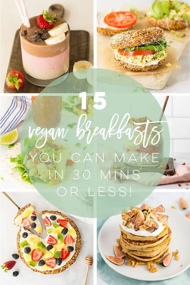 Healthy Vegan Breakfasts On The Go