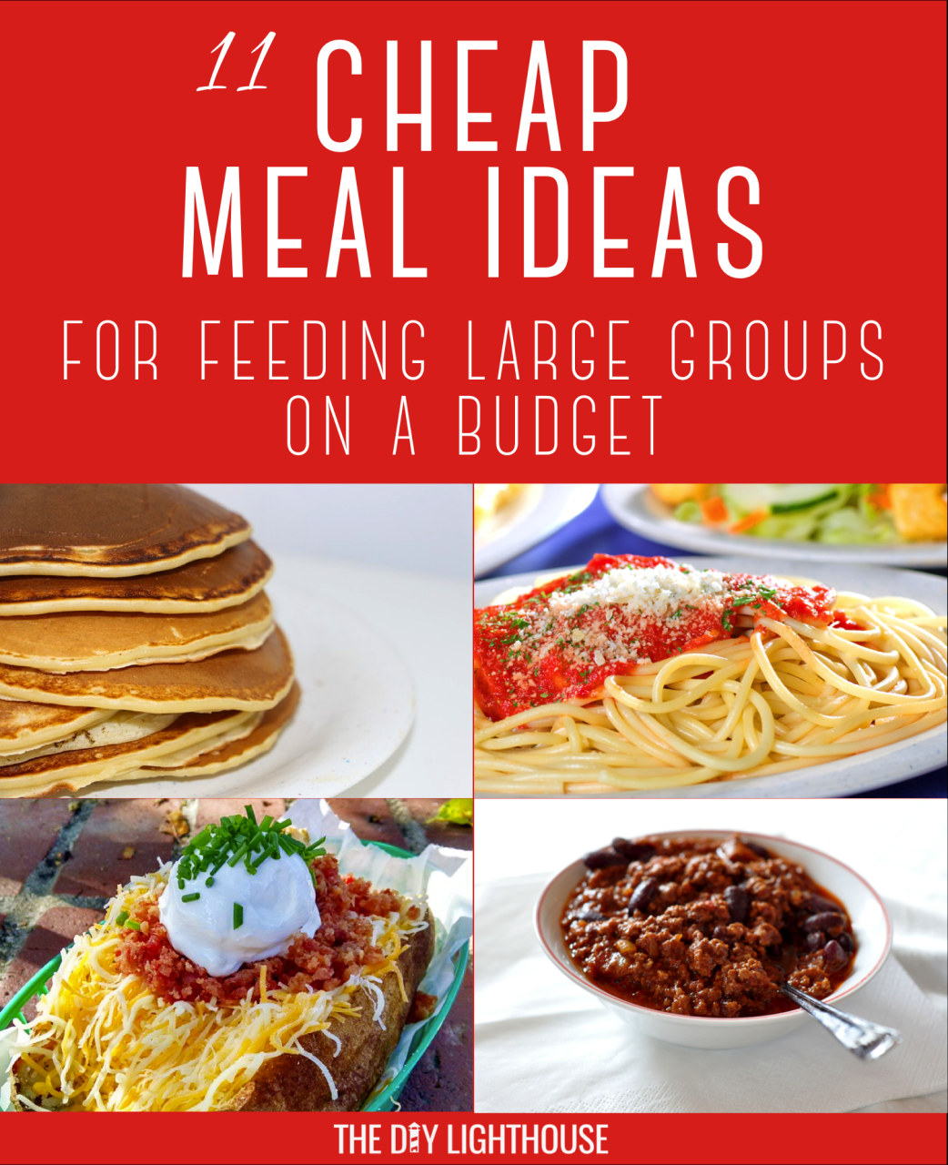Economical Meals For Large Groups