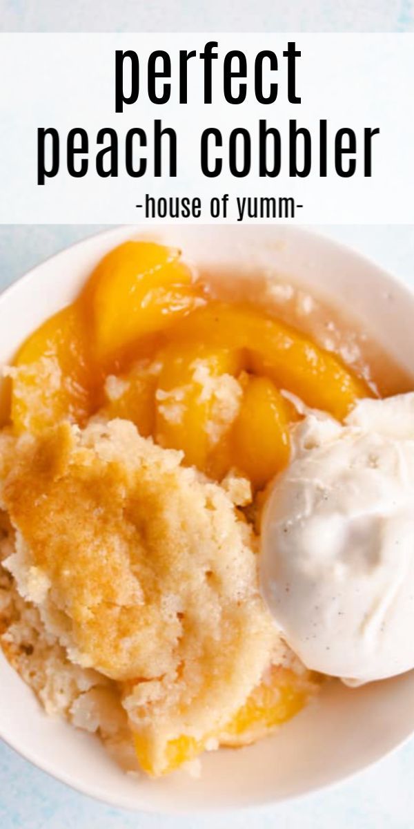 Peach Cobbler Recipes Made With Canned Peaches