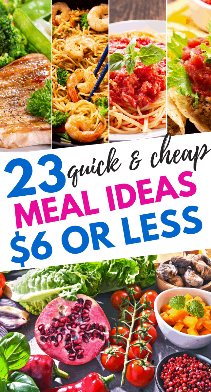 Cheap Easy Dinners For 6