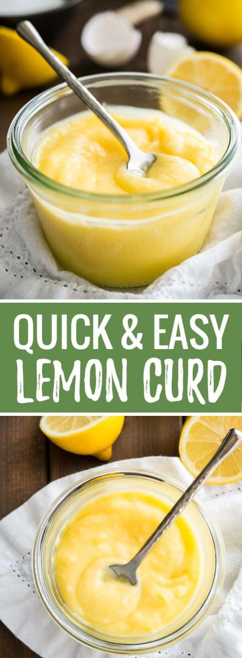 Lemon Curd Recipe Easy