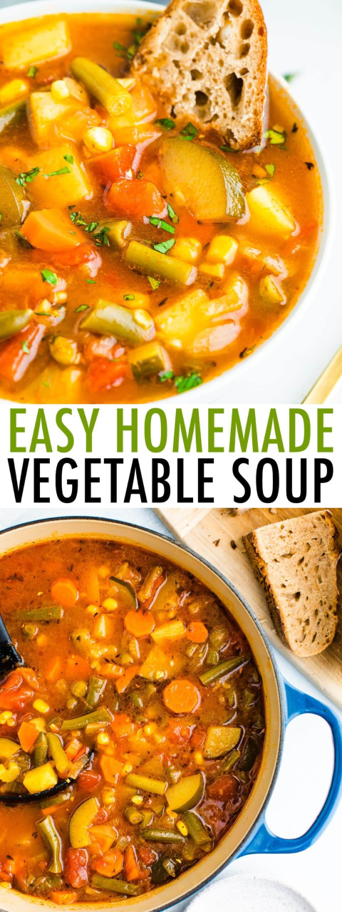 Vegetable Soup Recipe Easy