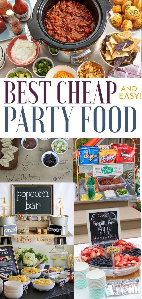 Party Food For A Crowd On A Budget