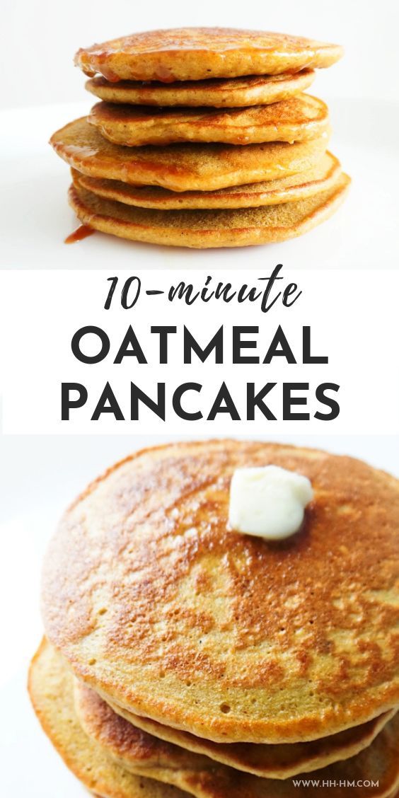 Healthy Oatmeal Pancakes Easy