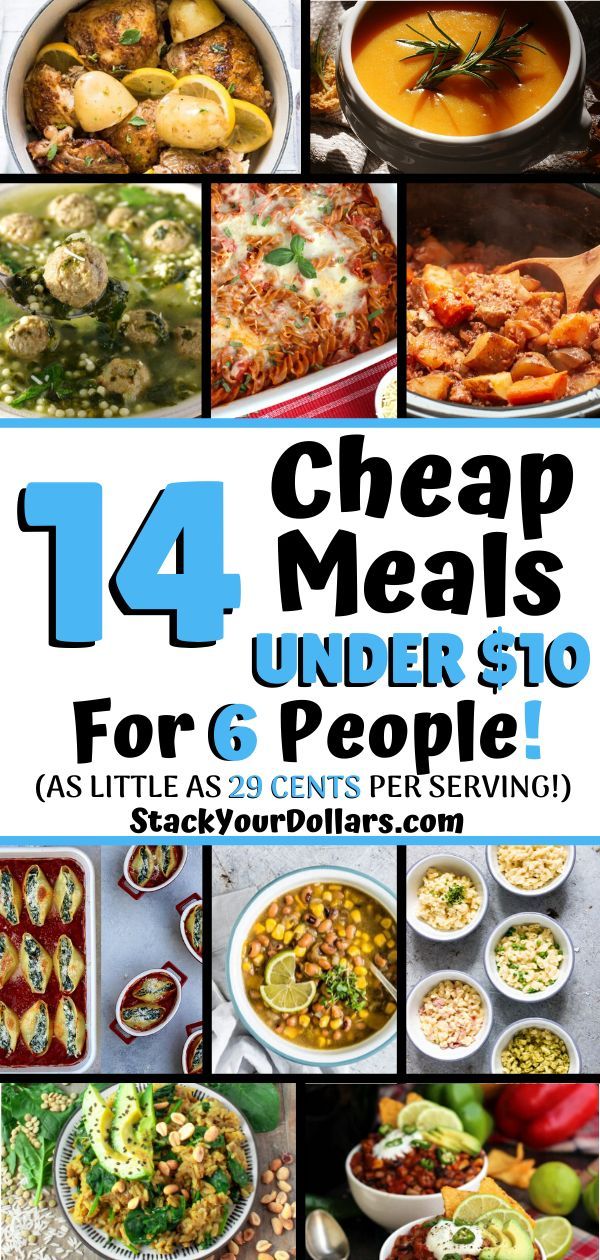 10 Easy Budget Family Meals