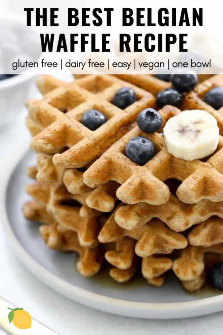 Healthy Waffle Recipe Vegan