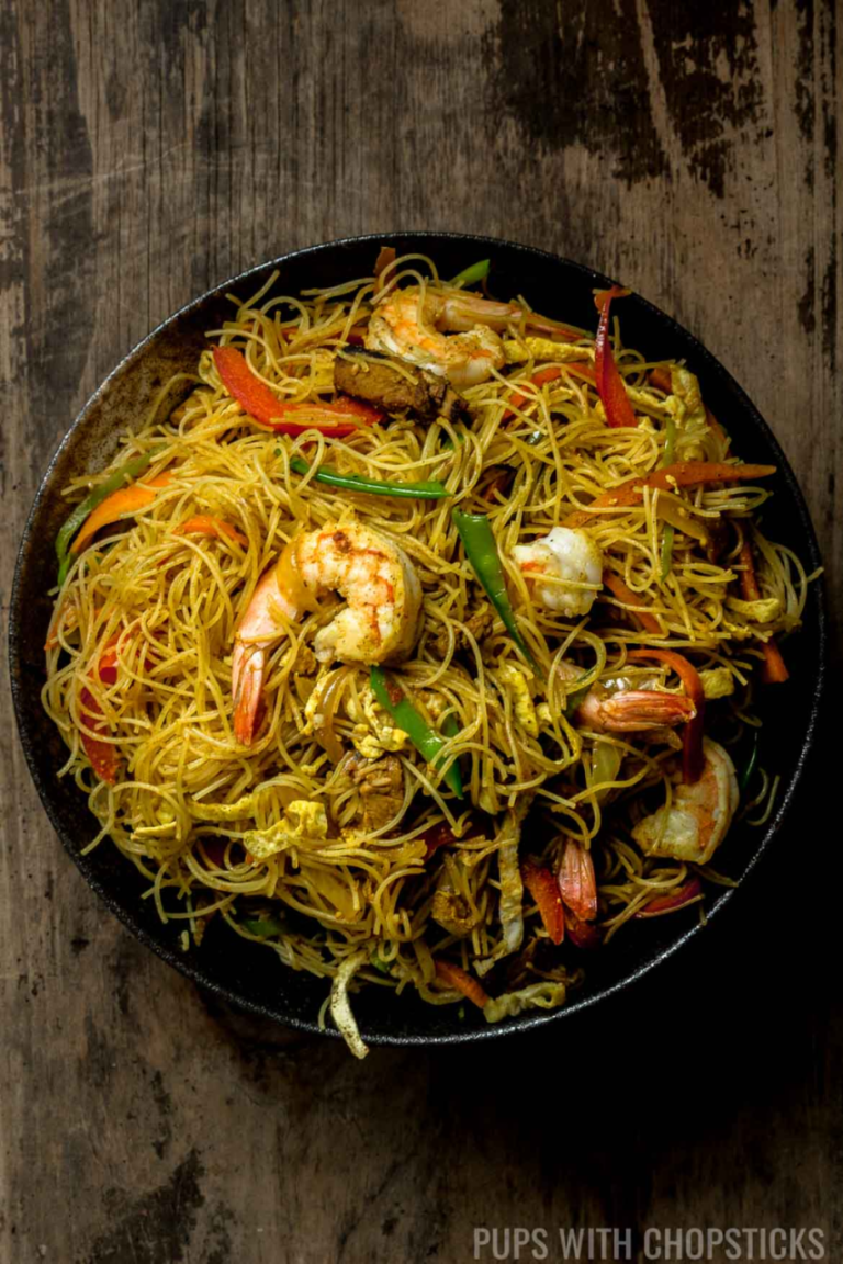 Healthy Singapore Noodles Recipe