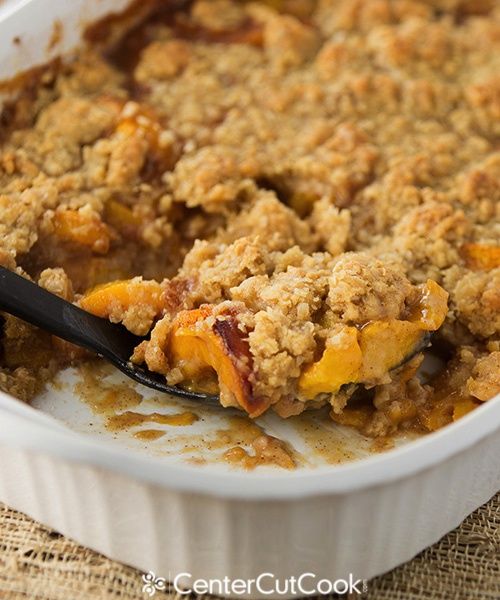 Peach Crisp With Canned Peaches