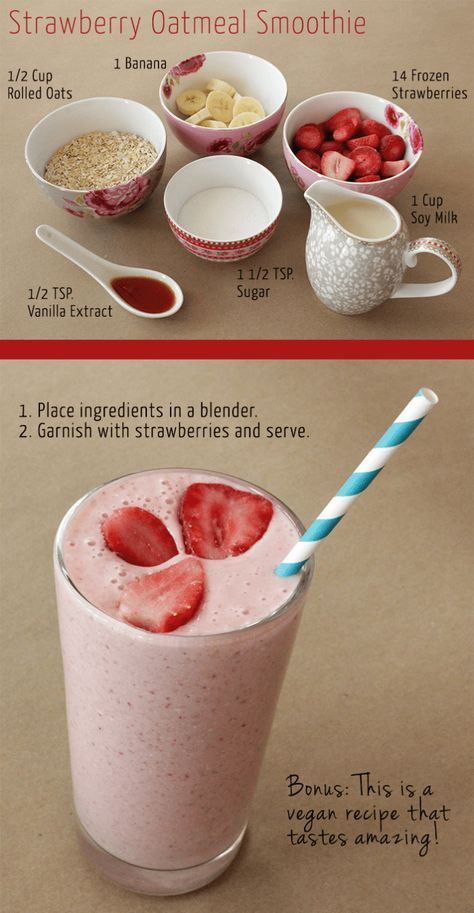 How To Make Breakfast Smoothies With Oatmeal