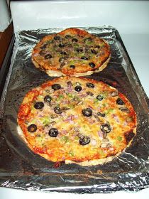 Low Calorie Pizza With Tortilla