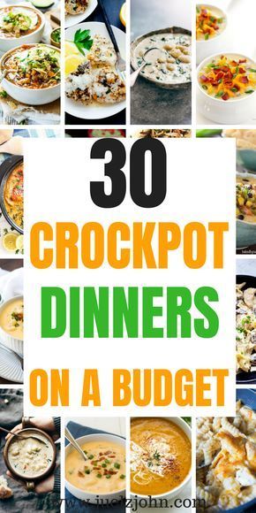Healthy Budget Friendly Crockpot Meals