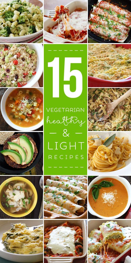 Light Healthy Dinner Recipes Vegetarian