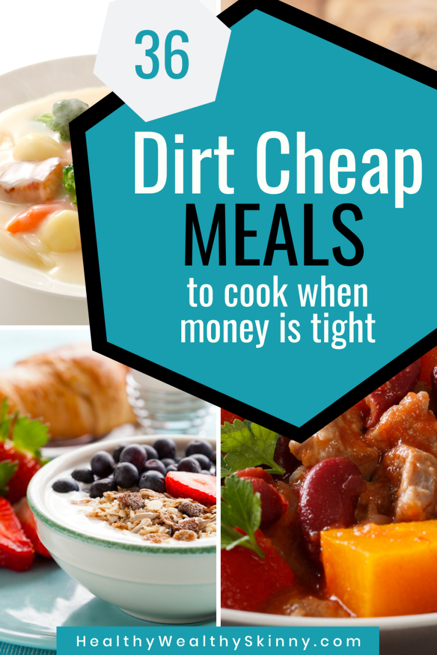 Dirt Cheap Healthy Recipes