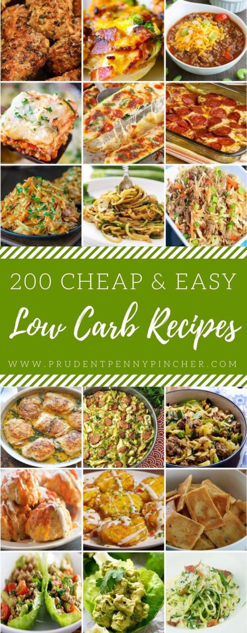 Easy Low Carb Cheap Meals