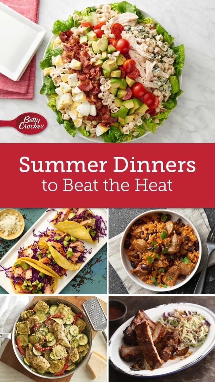 Light Dinner Ideas For Summer