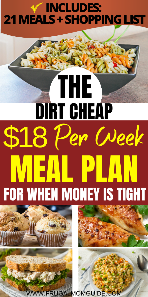 Dirt Cheap Meals For 4
