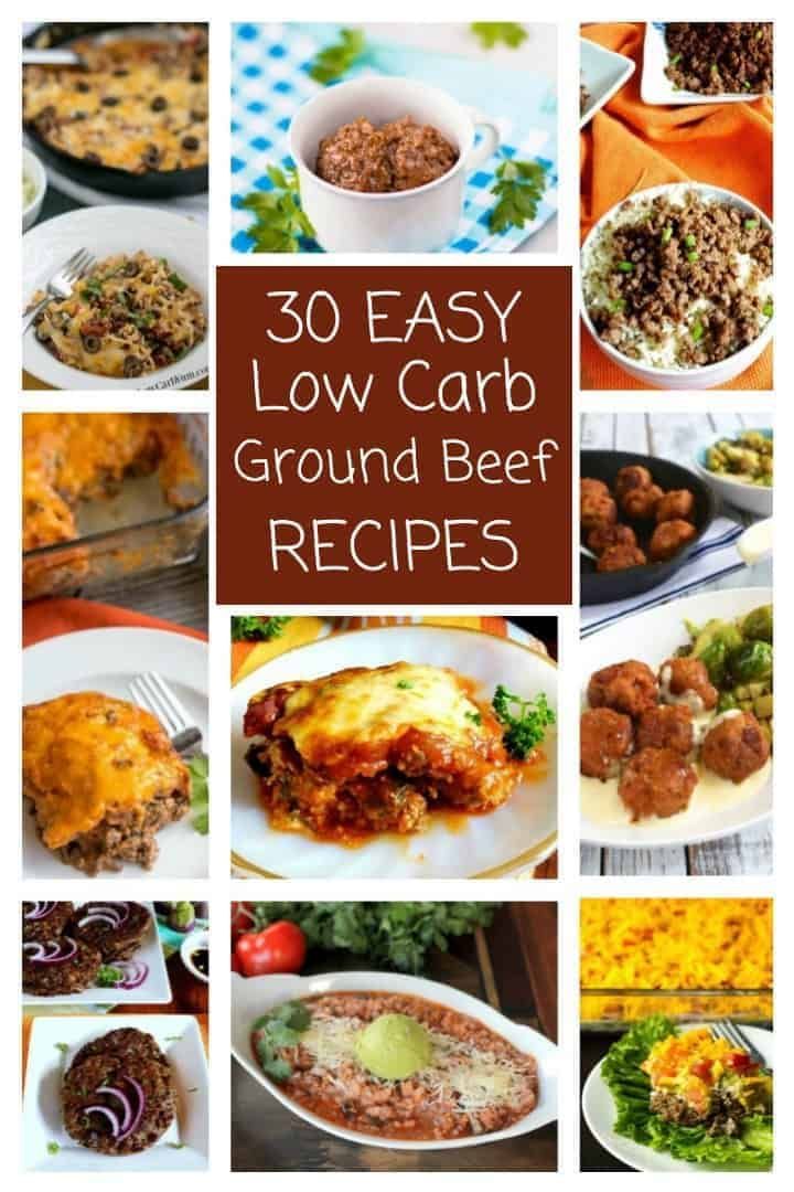 Easy Low Carb Meals With Ground Beef