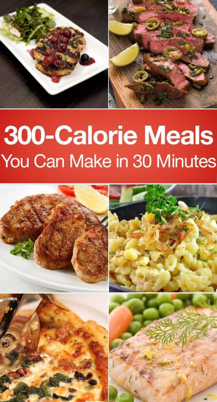 Low Calories Easy Dinner Ideas