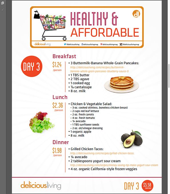 Affordable Healthy Meal Plans