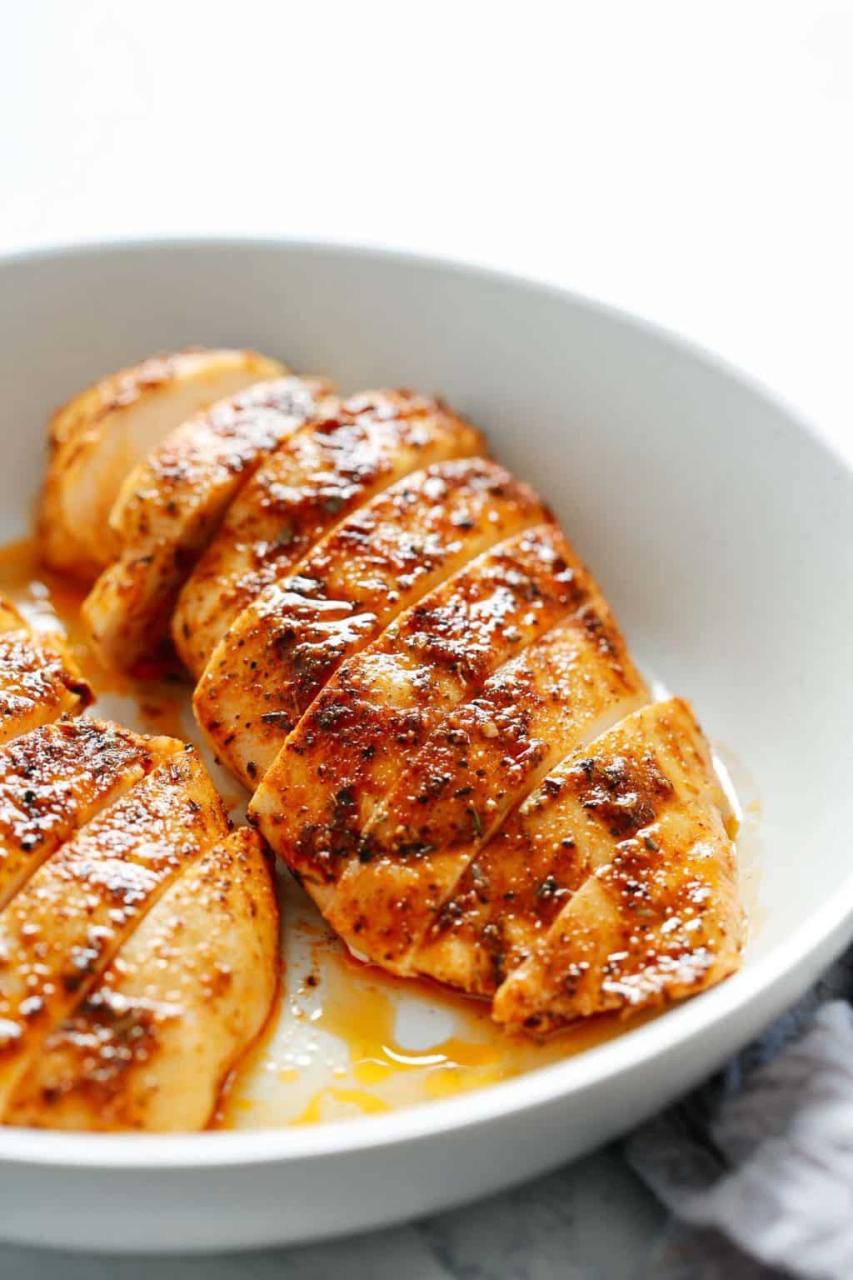 Low Calorie Baked Chicken Breast