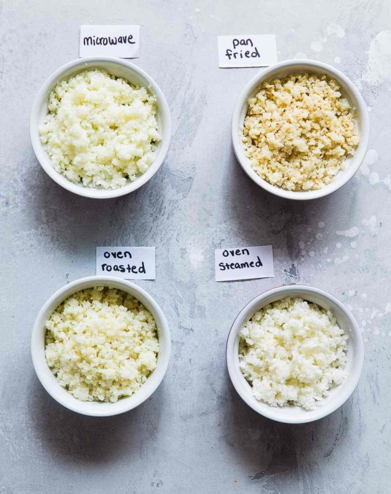 How To Cook Cauliflower Rice In The Microwave