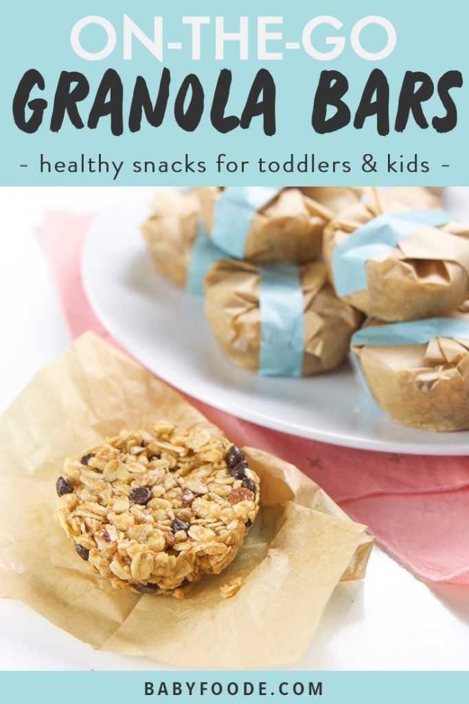 Healthy Snack Bars For Toddlers Recipe