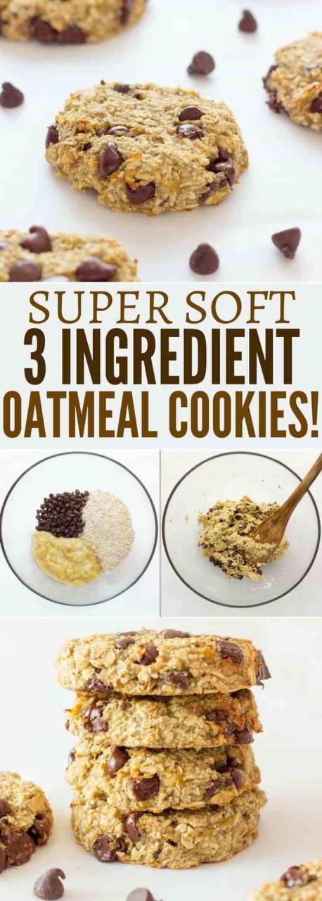 Healthy Oatmeal Cookies Recipes Easy