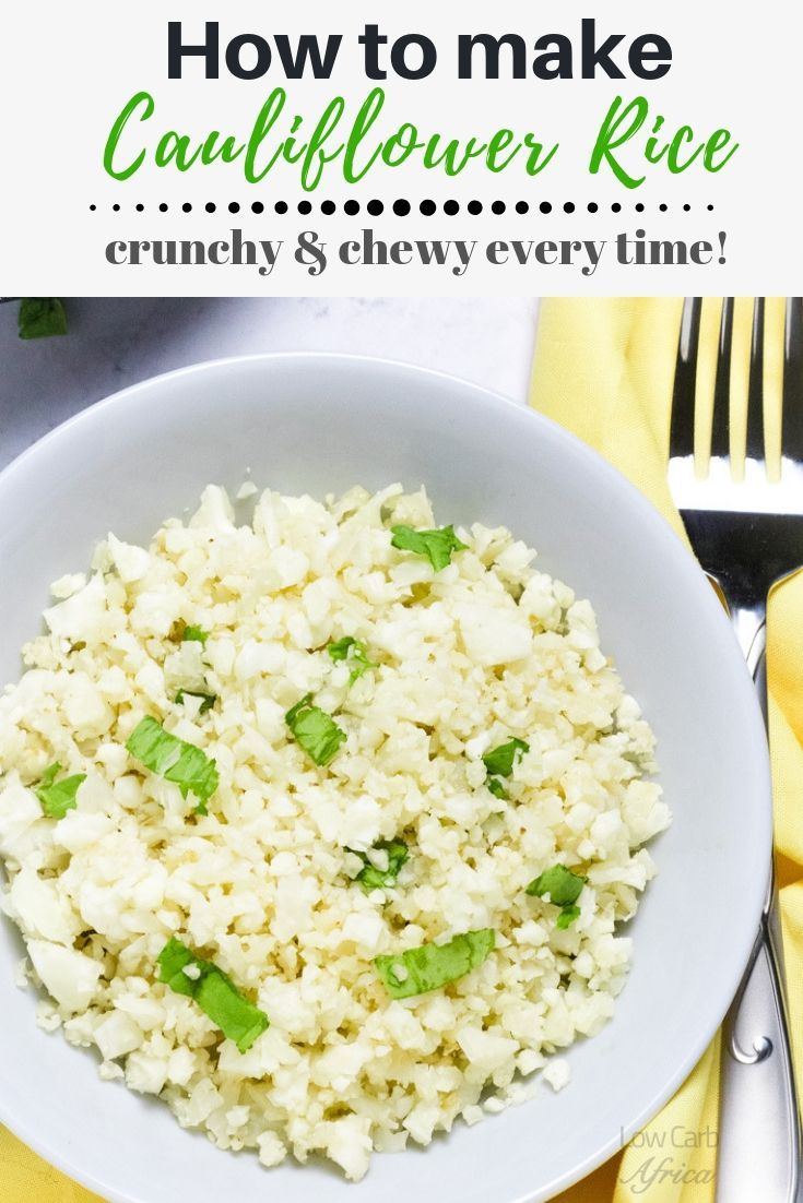 How To Cook Cauliflower Rice