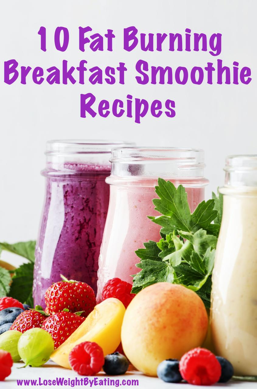 Low Calorie Breakfast Smoothie Recipes