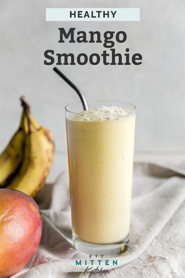 Healthy Smoothie Recipe With Mango