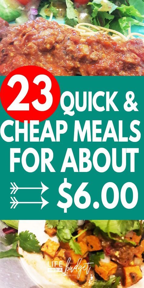 Cheap Healthy Meals To Feed A Family