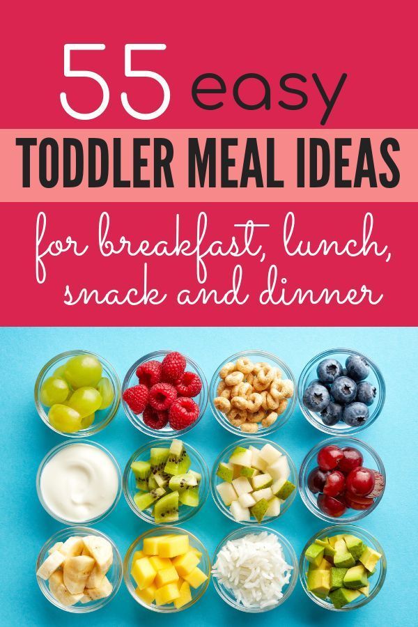 Meal Ideas For 4 Year Olds