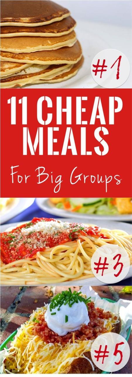 Cheap Food To Make For Large Groups