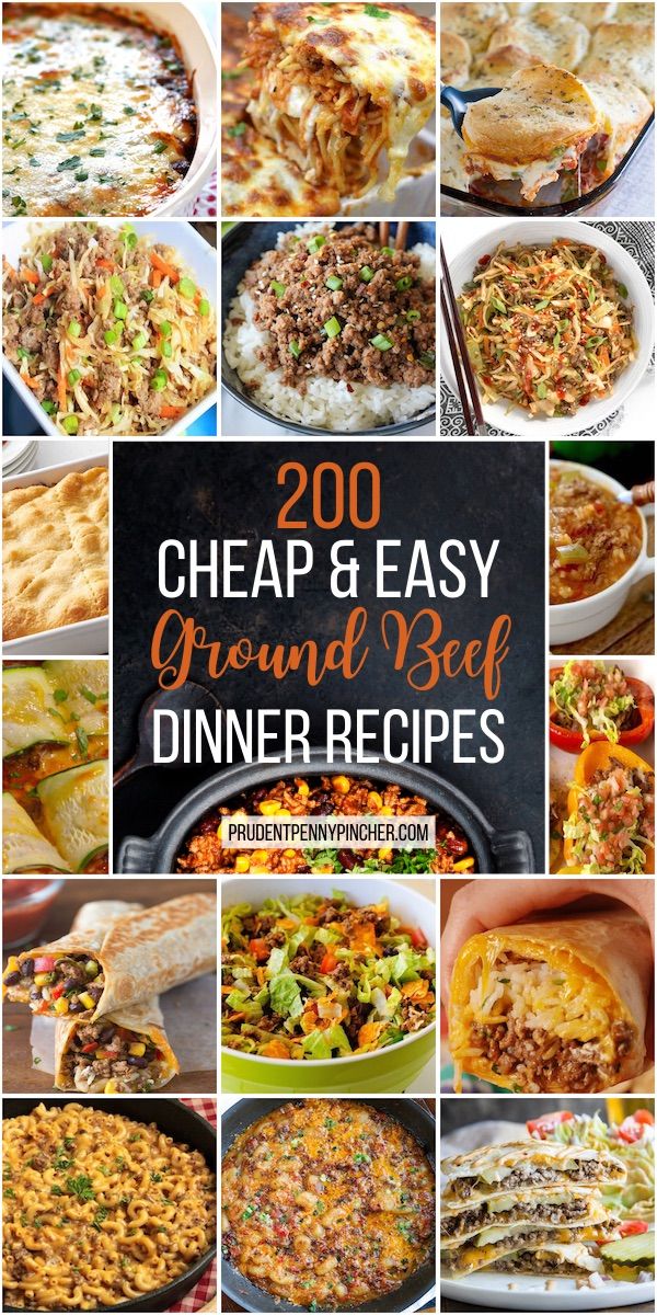 Good Cheap Recipes With Ground Beef