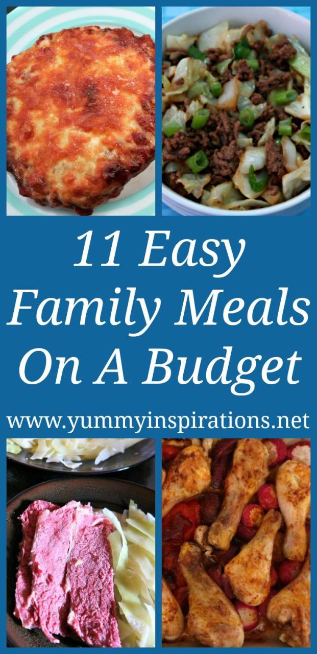 Extremely Cheap Family Meals