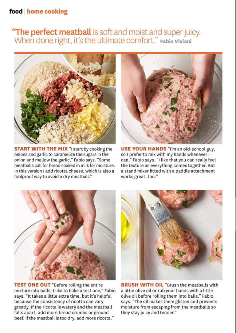 How To Cook The Perfect Meatball