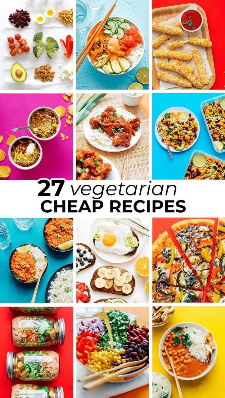 Easy Budget Friendly Vegetarian Meals