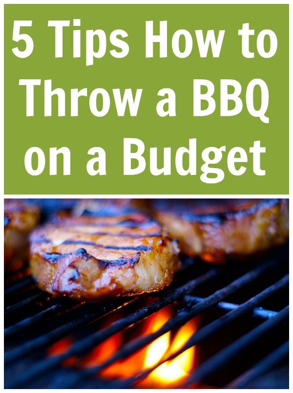 How To Have A Bbq On A Budget