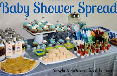 Food Ideas For Baby Shower Boy