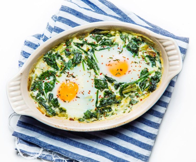 How To Cook Spinach With Eggs