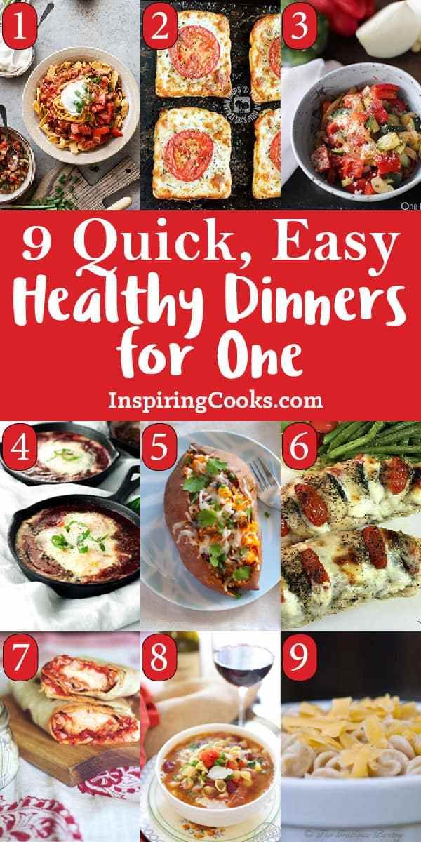 Easy Dinner Ideas For One